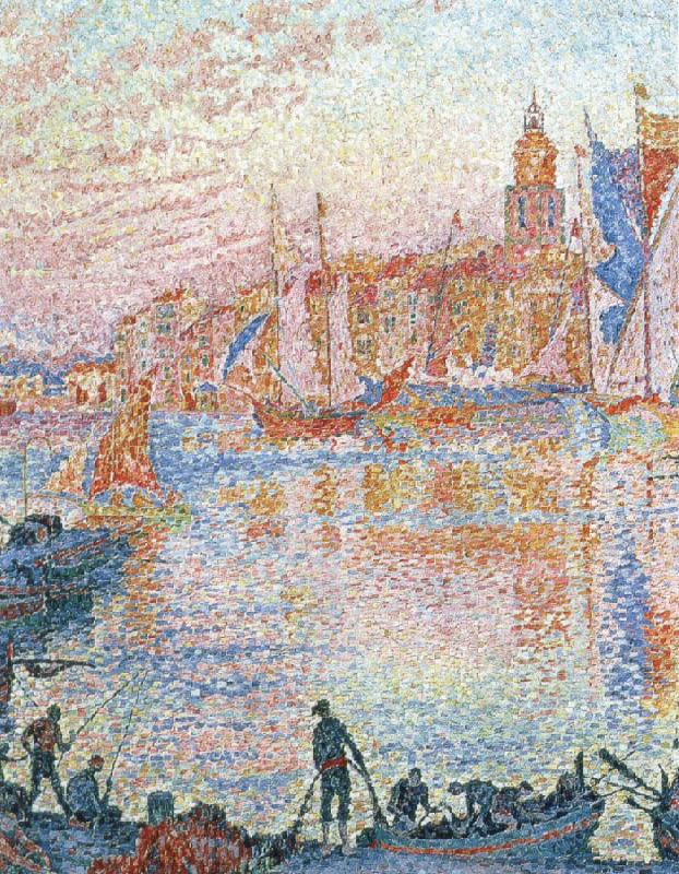 Paul Signac saint tropez oil painting image